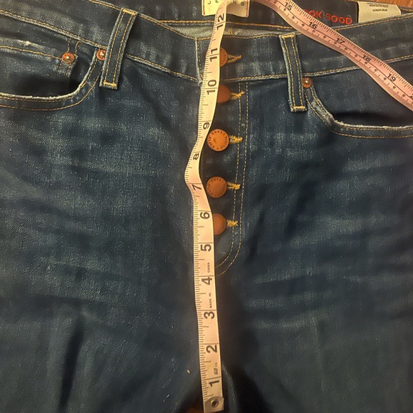 Alice + Olivia Glow Up skinny Jeans size 29 with red stripe - Picture 7 of 9